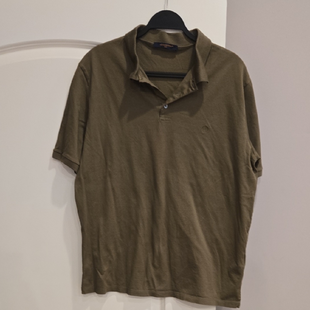 Louis Vuitton Khaki Polo Shirt